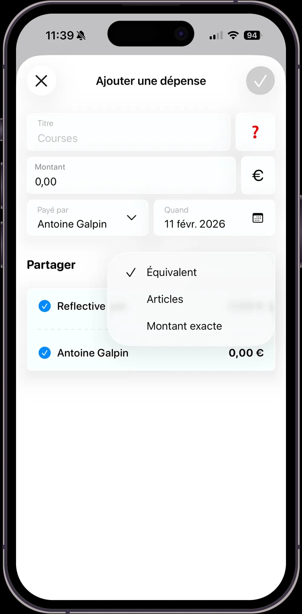 Partagez comme vous voulez